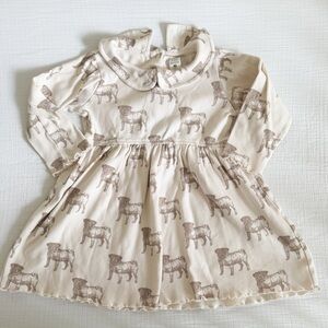 Kate Quinn Cream Pug Print Dress